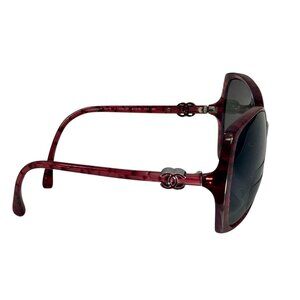 CHANEL CC Logo Red 5216 Sunglasses Frames ONLY Authentic